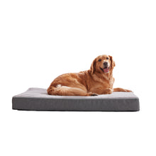 Load image into Gallery viewer, Petorrey Plush Memory Foam Orthopedic Dog Beds for Medium to Extra Large Jumbo Dogs, Pet Crate Bed Mat with Cooling Gel Sponge, Removable Washable Cover &amp; Waterproof Lining, M/L/XLL
