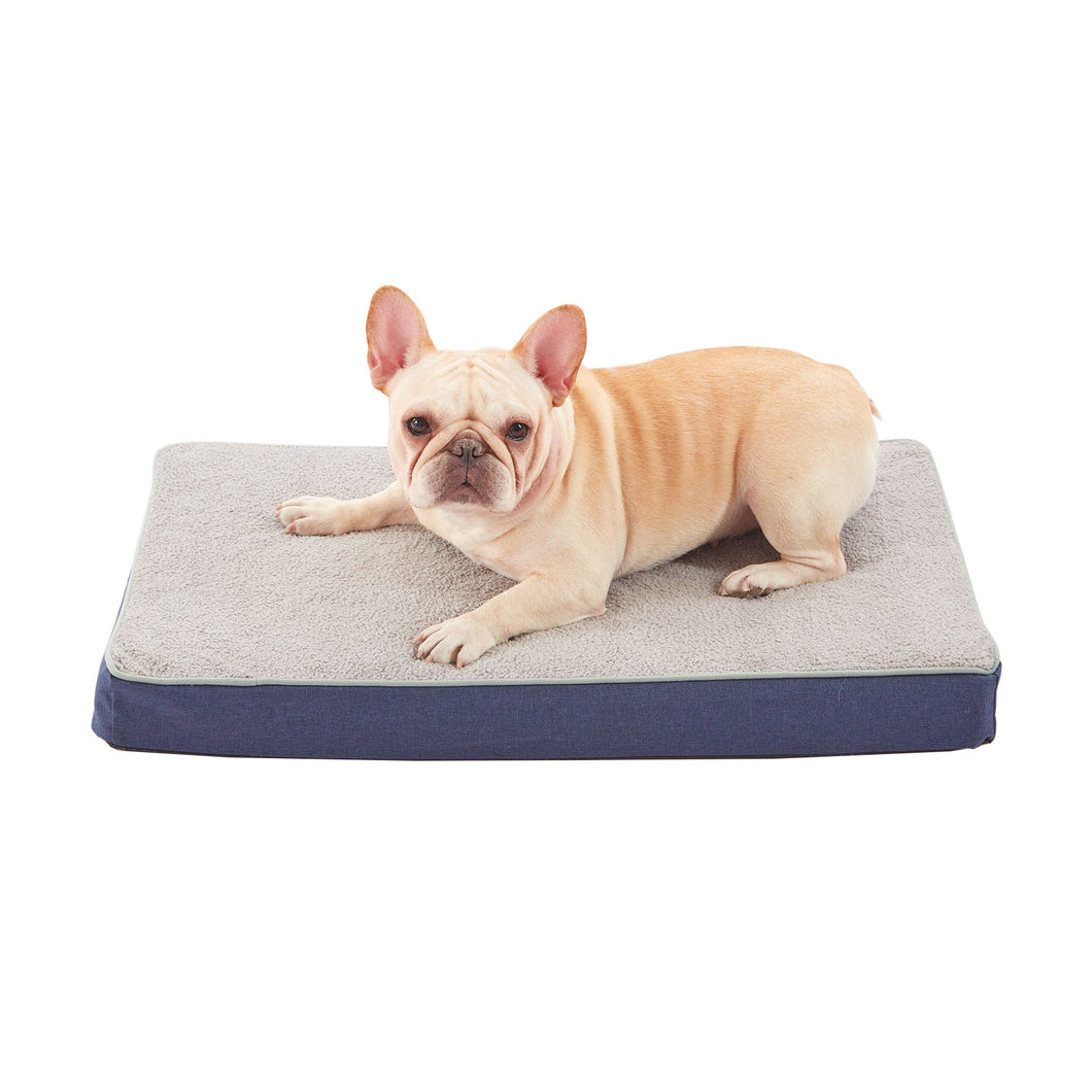 PETORREY Orthopedic Memory Foam Dog Bed for Medium Large Dogs,Cooling Gel ,Waterproof Inner & Removable and Machine Washable Cover, Thick Egg Crate Foam Dog Bed with Non-Slip Bottom