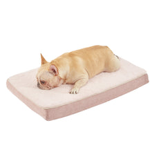 Load image into Gallery viewer, Petorrey Plush Memory Foam Orthopedic Dog Beds for Medium to Extra Large Jumbo Dogs, Pet Crate Bed Mat with Cooling Gel Sponge, Removable Washable Cover &amp; Waterproof Lining, M/L/XLL
